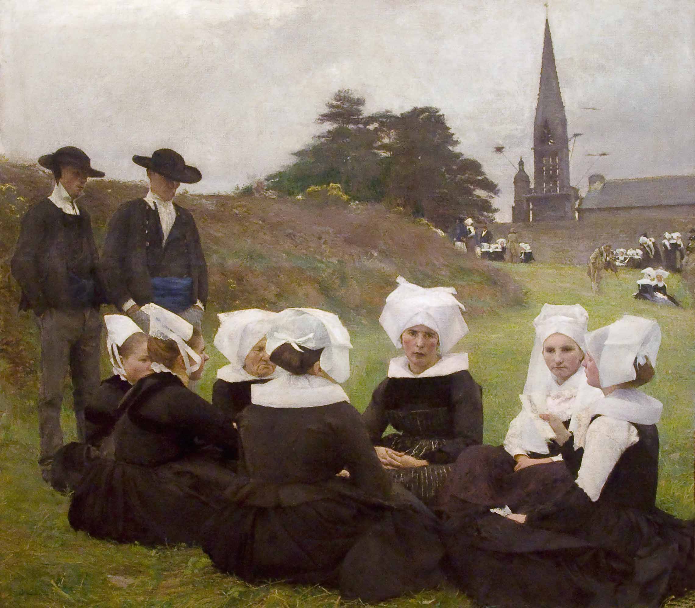 Pascal Dagnan-Bouveret Breton Women at a Pardon